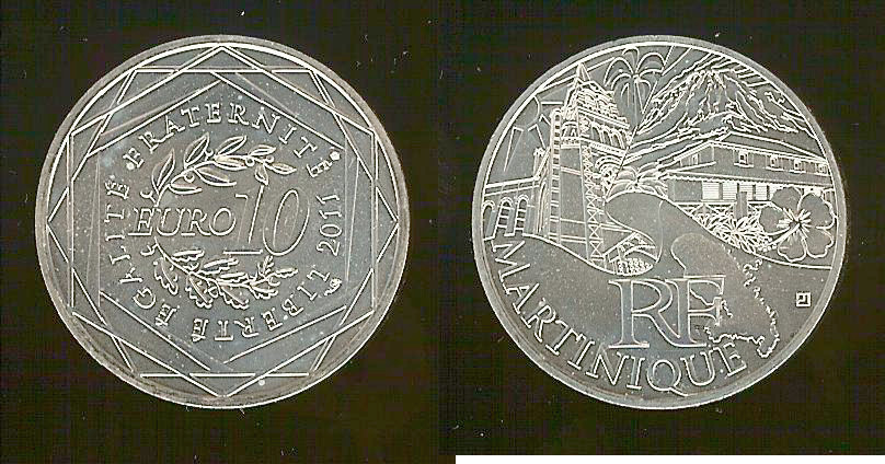 10€ Martinique 2011 BU